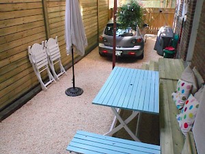 Montreal side yard – completed with CORE gravel 38-25R